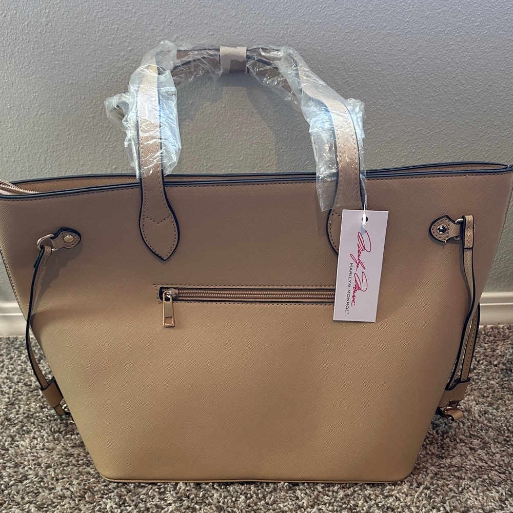 Marilyn Monroe Beige Tote Bag